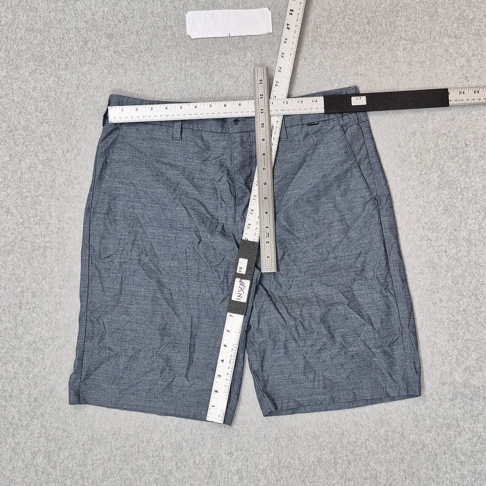 Hurley Men Shorts 33 Blue Chino Casual 10